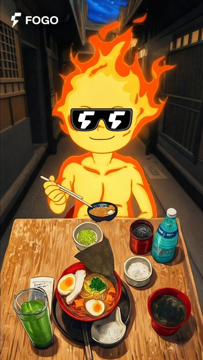 zara23416995's tweet photo. Even fire needs fuel! Flameboy's recharging with some epic ramen. What's your go-to power-up? @FogoChain @thebookofjoey @cmgonthegoat @CMFeint @mubashir_097 https://t.co/6Y6SInrbg6