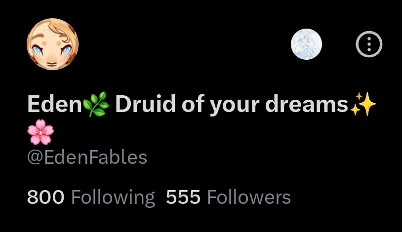 EdenFables's tweet image. my following and followers is so perfect rn, good job guys