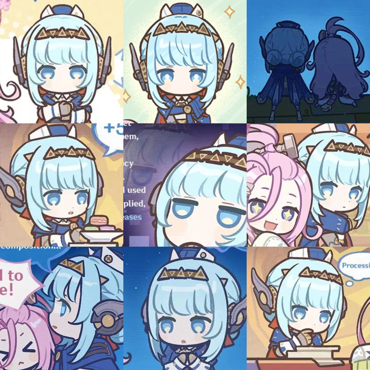 World1mpact's tweet image. Ineffa Chibis 

#GenshinImpact #Ineffa #原神