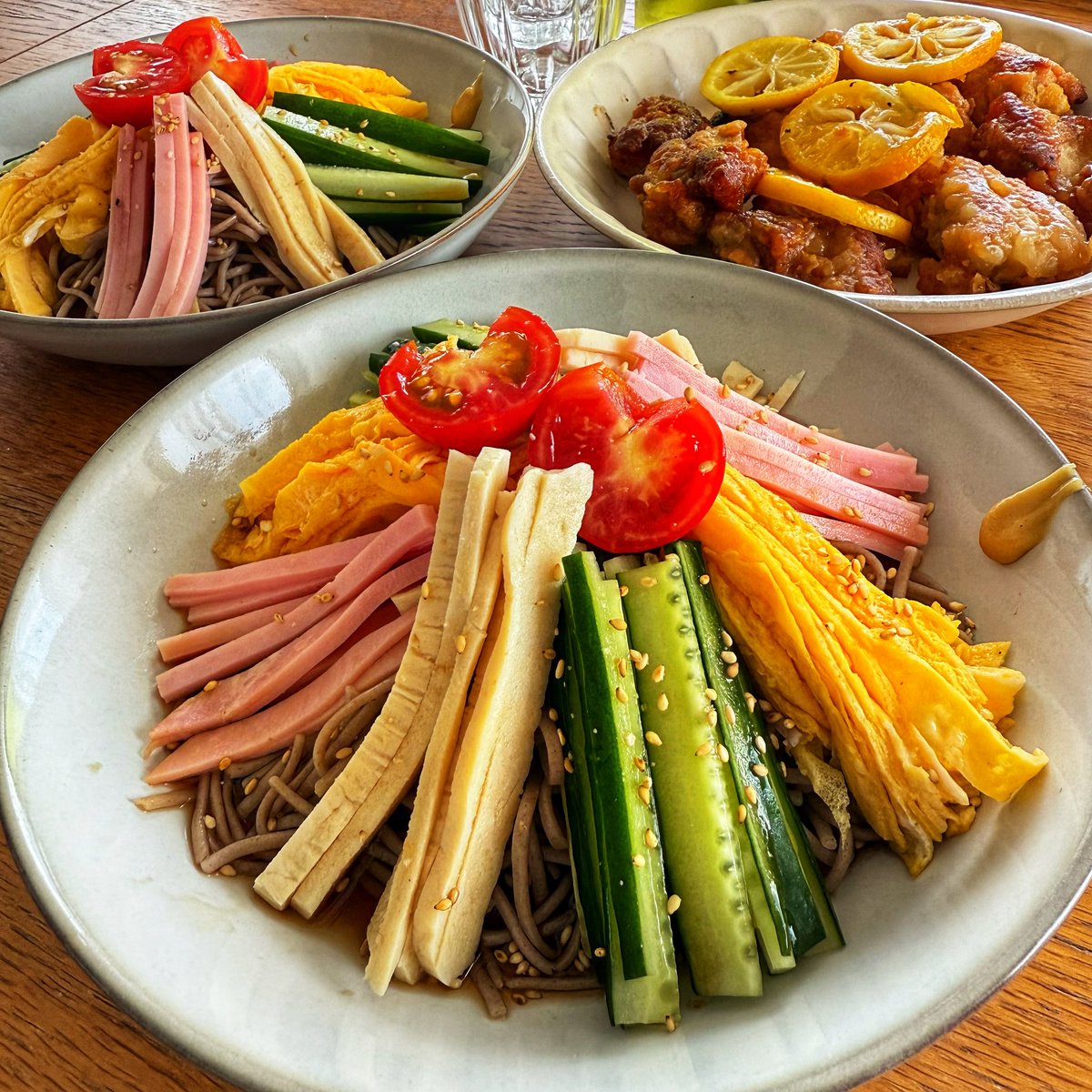 ojisan_ryouri's tweet photo. ランチ
・冷やし中華風蕎麦 https://t.co/FBIYc7jeuN