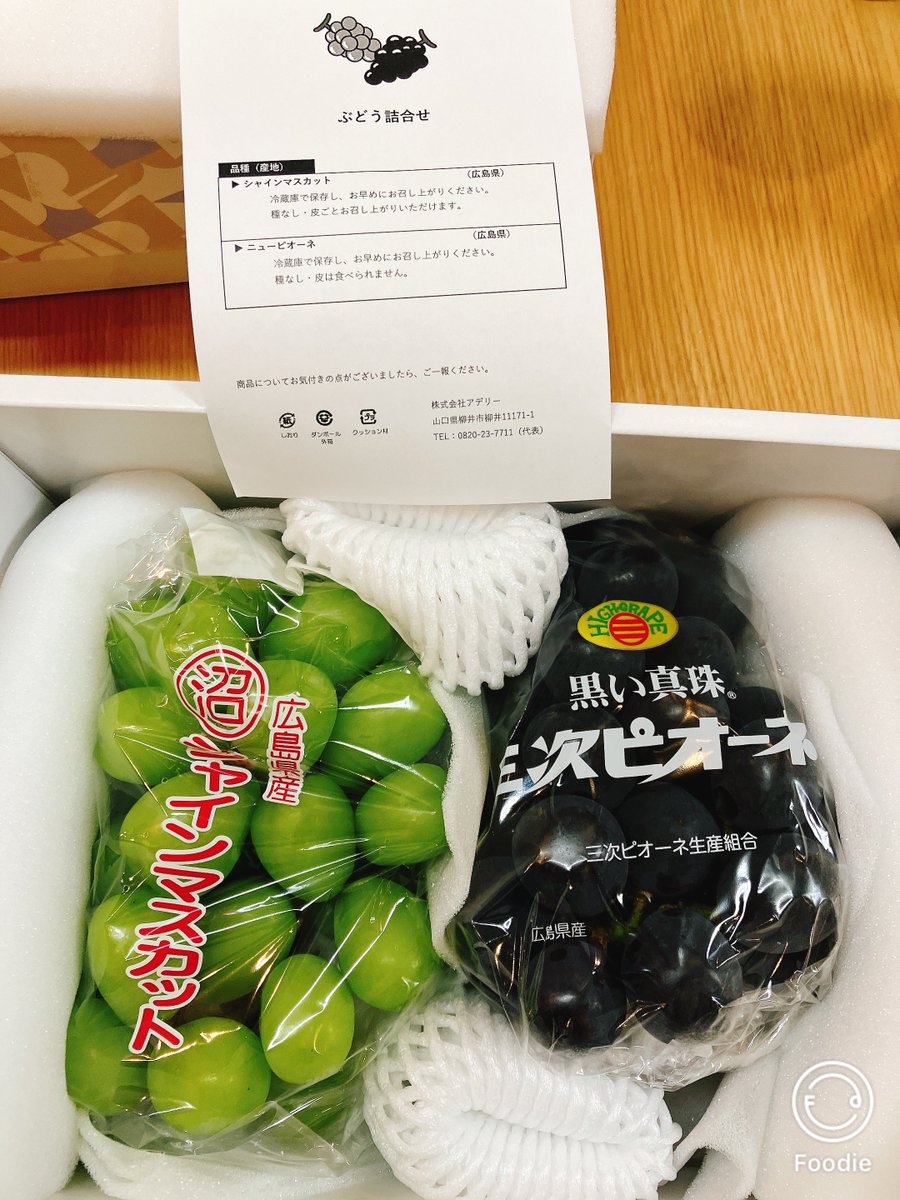 chanponmen_kabu's tweet image. 昭栄薬品の
プレミアム優待倶楽部ポイントを使って
広島のぶどう🍇詰め合わせを
注文したのが届きました

ヤマトのクール便で到着です‼️‼️‼️
だから、全然傷んで無かったです
気温が高いから
クール便にしてくれたのかな？

申し込みは27日の今日まで可能みたいです
8000pt

#株主優待 
#PYC