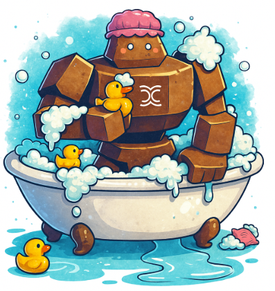waanapya's tweet photo. 🛁 Even encrypted blockchains need a bubble bath!
Meet Rocky, our rock solid mascot scrubbing off the bugs and soaking in decentralization. 🧼🫧 @SeismicSys 
#EncryptedChain 

@CremeansTe50587
@heathcliff_eth
@xealistt
@NoxxW3 https://t.co/LEImXsU0CD