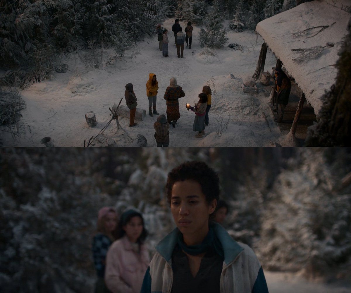Autistic_Rick's tweet image. Melissa fact of the day: In s2ep4, during the hunting competition between Natalie and Lottie, Melissa and Gen appear to be on Nat's side. This makes sense given neither of them seems to believe in the Wilderness (or by extension, in Lottie's visions).
#yellowjackets