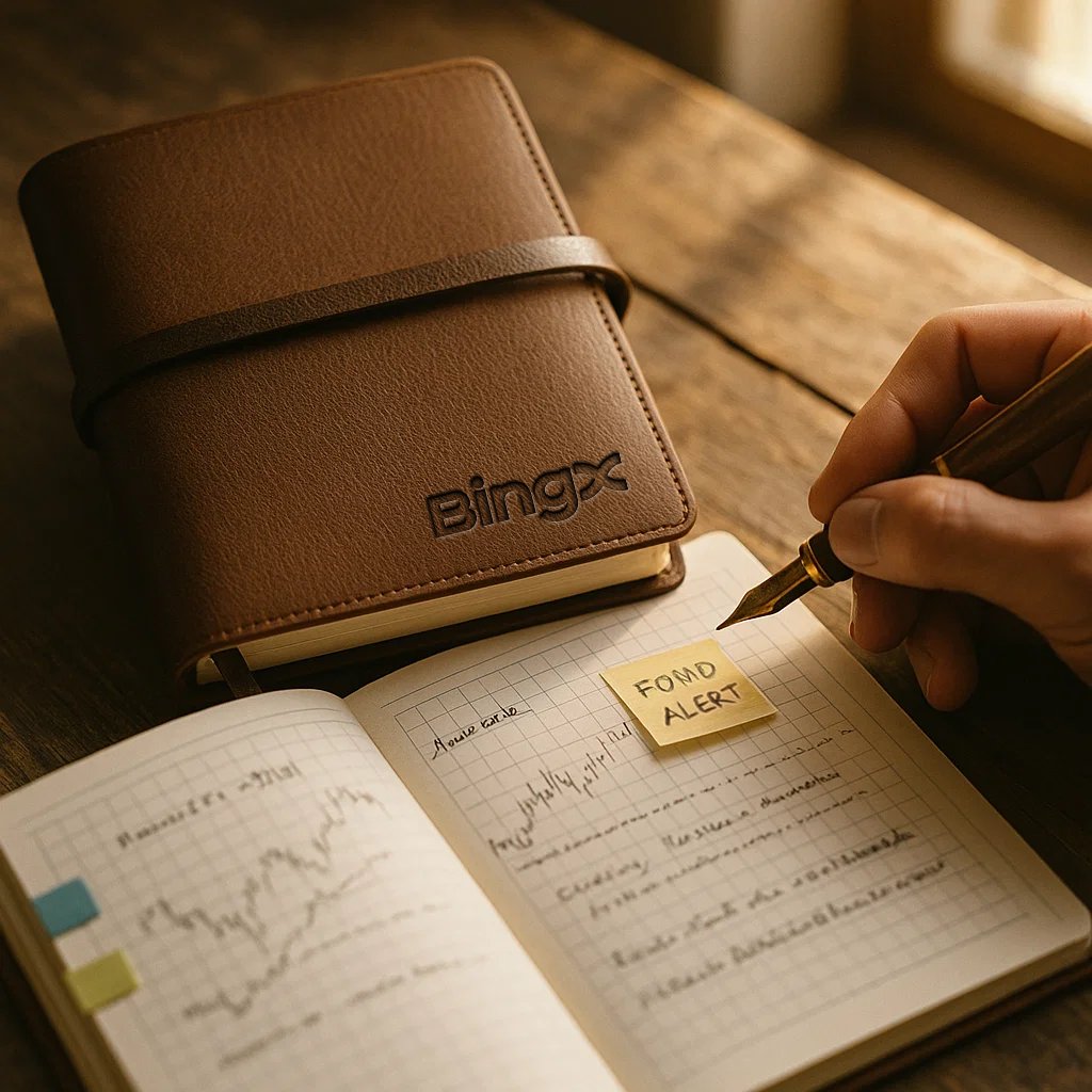 BingXOfficial's tweet image. Because real traders journal in style.