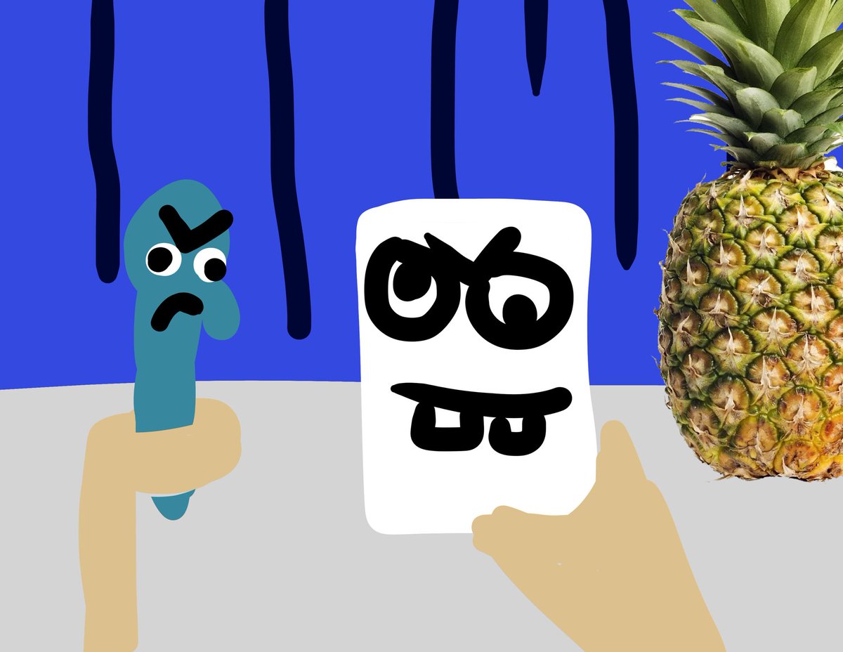 LoppySue9's tweet image. Does anyone remember this YouTube video? This is a mockup of what I remember lol. It’s a recreation of FrankenDoodle. SpongeBob, Patrick, and DoodleBob were all sponges. But squidward was this clay thing they made.