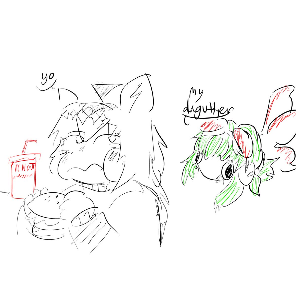 diotechtips's tweet image. Fanart of good friend @ilikegumi123