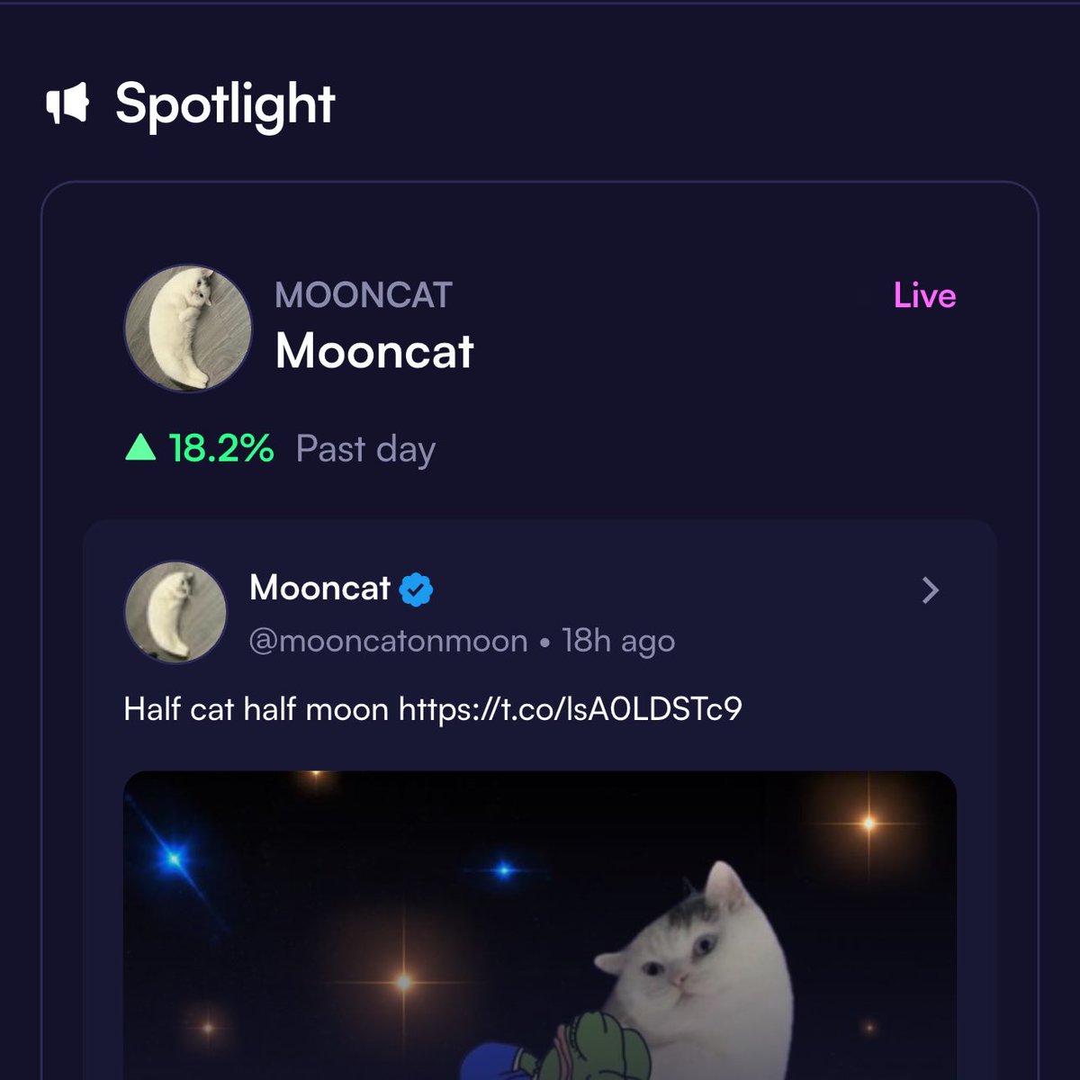 datboispecial's tweet image. you canβt make this up.
#mooncat literally in the spotlight π
as they type away about other men π
Kakistan allergic to gains π π±