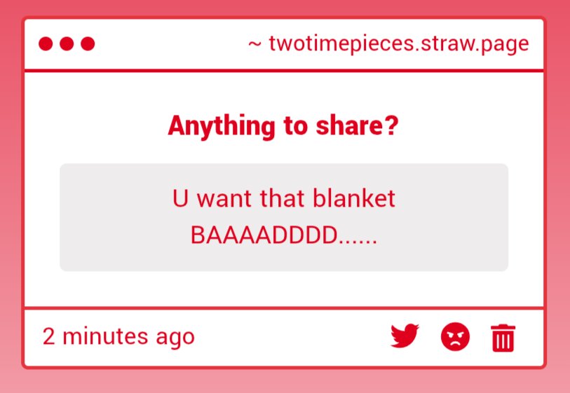 two_timepieces's tweet image. SHHH. DON'T. Nevermind. I'm only making it worse by not ignoring this. - Timothy T.