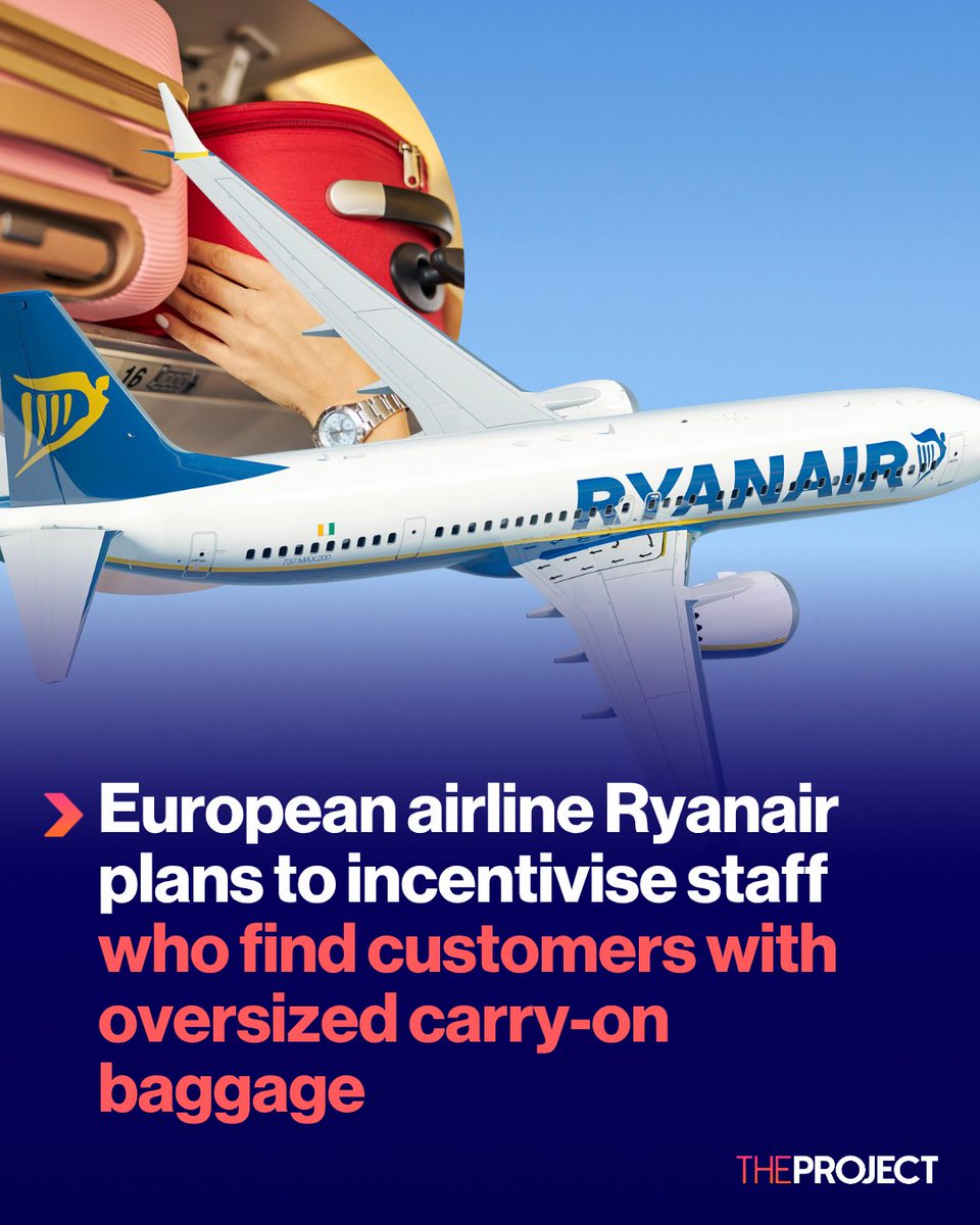 theprojecttv's tweet image. Looks like we will all be wearing 6 jumpers on Ryanair to avoid having any luggage...