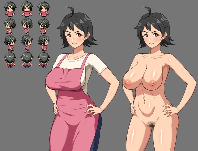 ゲーム作りはじめたけど、いつ完成するか未定です(方向性としては母との性活!ふぁんたじ～の現代版) 