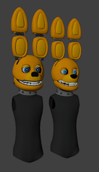 TECKONOCKOY07's tweet image. Spring Bonnie's multiverse is real and no one is talking about it! #FNAF #FNAF2movie
right side the movie/ left side games