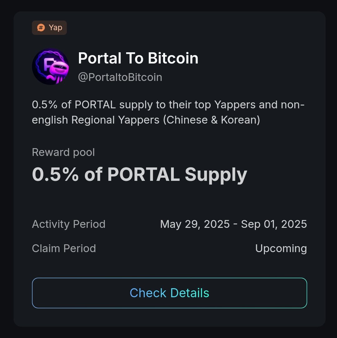 zxcpm_wallet's tweet image. The @PortaltoBitcoin team has said that China and Korea have their own allocations, but that could still change.
I think the new reward structure will be announced during the pre-TGE snapshot.
So, let's just wait, bro.
Why don't we just push and support each other, instead…