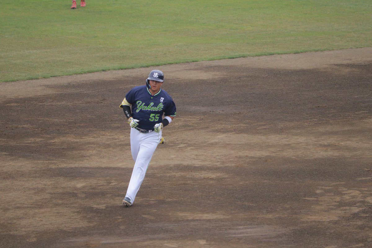 highfield_earth's tweet photo. #swallows 村上宗隆 第二号ホームラン（規定遵守ver） https://t.co/8udb3m6BCM