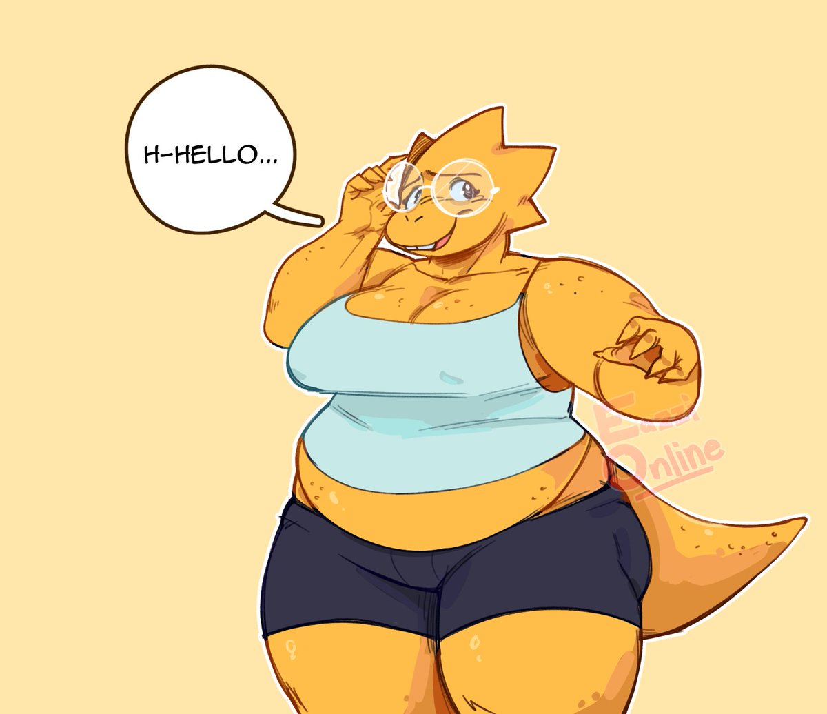 quick Alphys doodle before bed
#art #artist #undertaleFANART