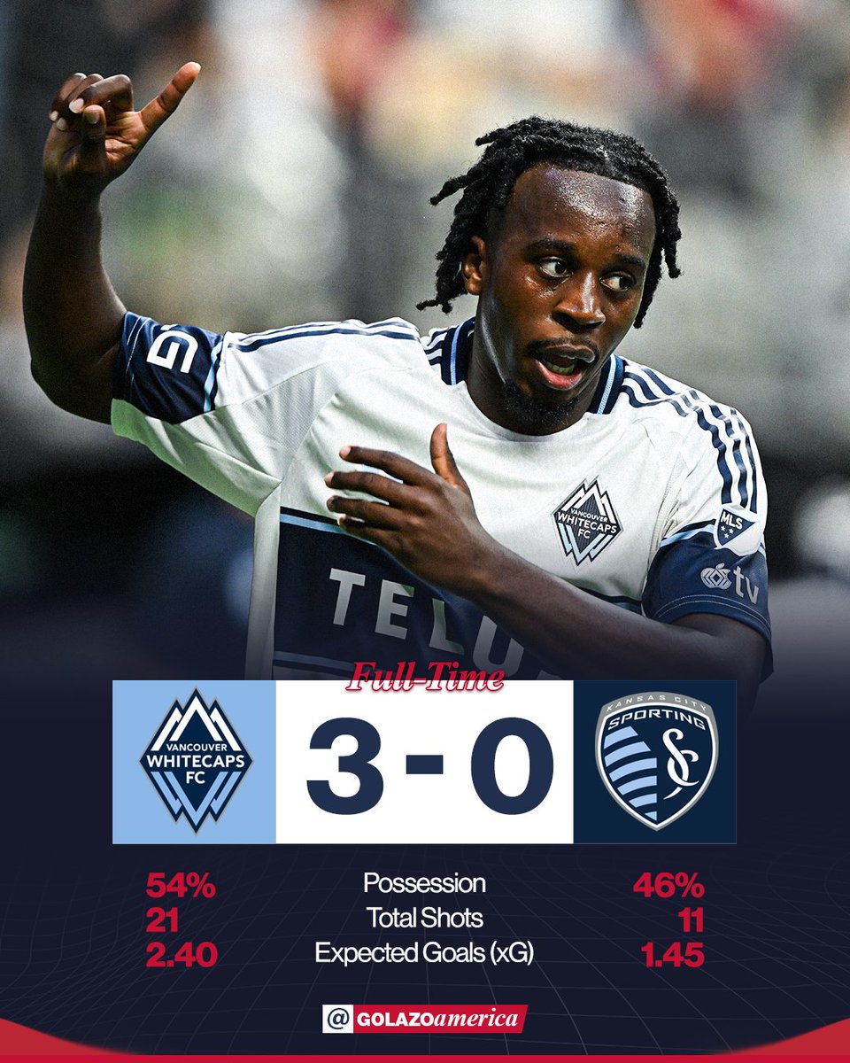 GolazoAmerica's tweet image. A strong first half leads to a Whitecaps win at home to put them second in the West 🔥