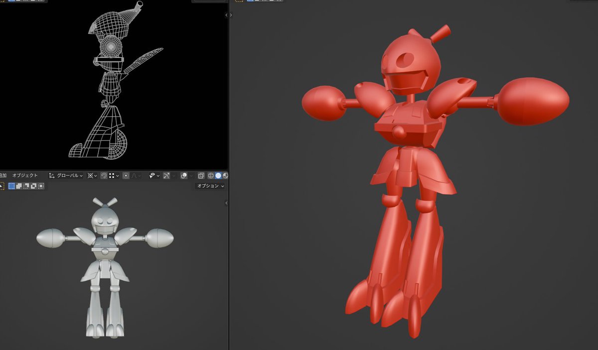 Raven20135086's tweet image. ロールスターwip
モデリング整ってきた
ここからスローペースで進める