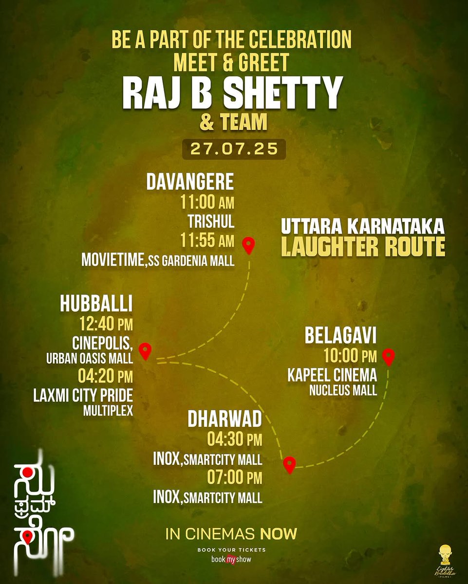 A Sharadhaa (@sharadasrinidhi) on Twitter photo .#SuFromSo is smashing records on <a href="/bookmyshow/">BookMyShow</a>!
💥 Day 3 Karnataka Advance Booking collection (BMS only): ₹2.4 CR!
🔥 Coastal belt gets equally good occupancy already!
#UttaraKaranataka get ready to welvome <a href="/RajbShettyOMK/">Raj B Shetty</a> <a href="/jptuminad/">Jp Thuminad</a> and team, visiting your nearest theatres .#SuFromSo is smashing records on <a href="/bookmyshow/">BookMyShow</a>!
💥 Day 3 Karnataka Advance Booking collection (BMS only): ₹2.4 CR!
🔥 Coastal belt gets equally good occupancy already!
#UttaraKaranataka get ready to welvome <a href="/RajbShettyOMK/">Raj B Shetty</a> <a href="/jptuminad/">Jp Thuminad</a> and team, visiting your nearest theatres