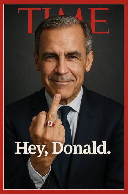 In a stunning &amp; predictable display of rage, Donald Trump declared today that he is “done negotiating” with Canada. Why? Because PM Mark Carney refused to pay what sources are calling a “one-time loyalty fee” to the US for the privilege of trading with the U.S #cdnpoli
