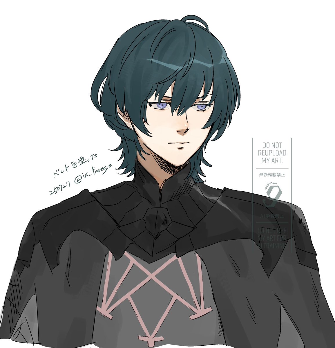 ix_freesia's tweet image. ベレト落書き色塗った