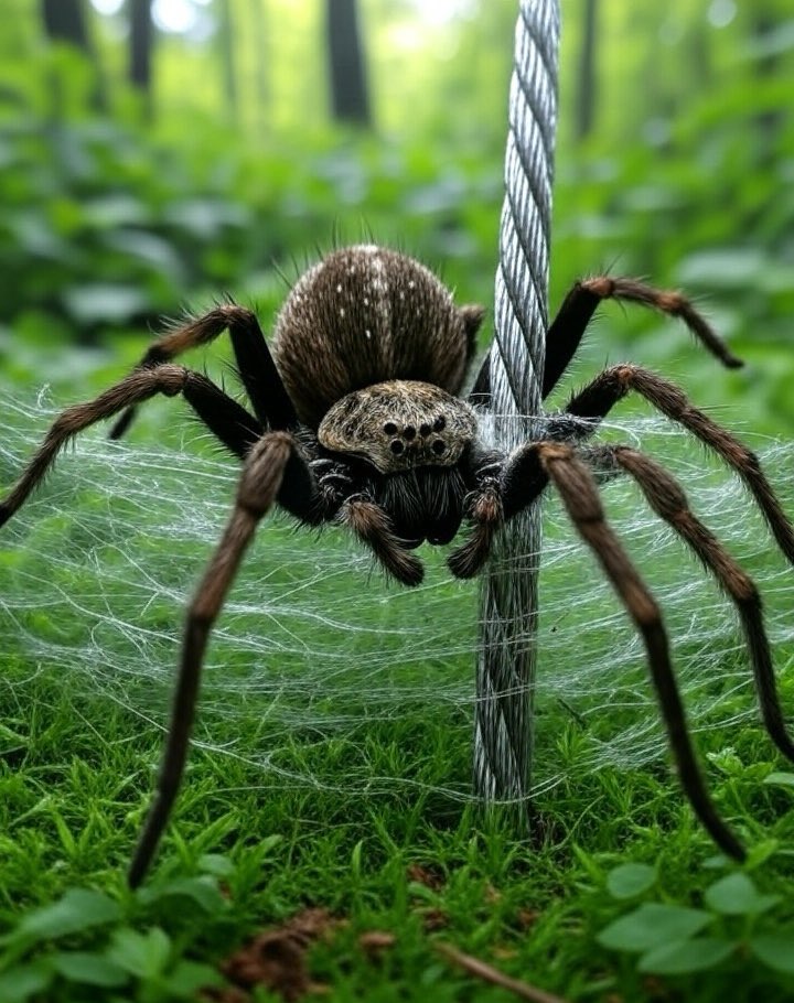 🕸️ *Do You Know?* A single strand of spider silk is stronger than steel of the same thickness. 🕷️ 
What’s a tough nature fact you know? 🦂 Share below! 👇 #DidYouKnow #NatureFacts 
*Day 45/100* of daily facts! Keep following! 🌟