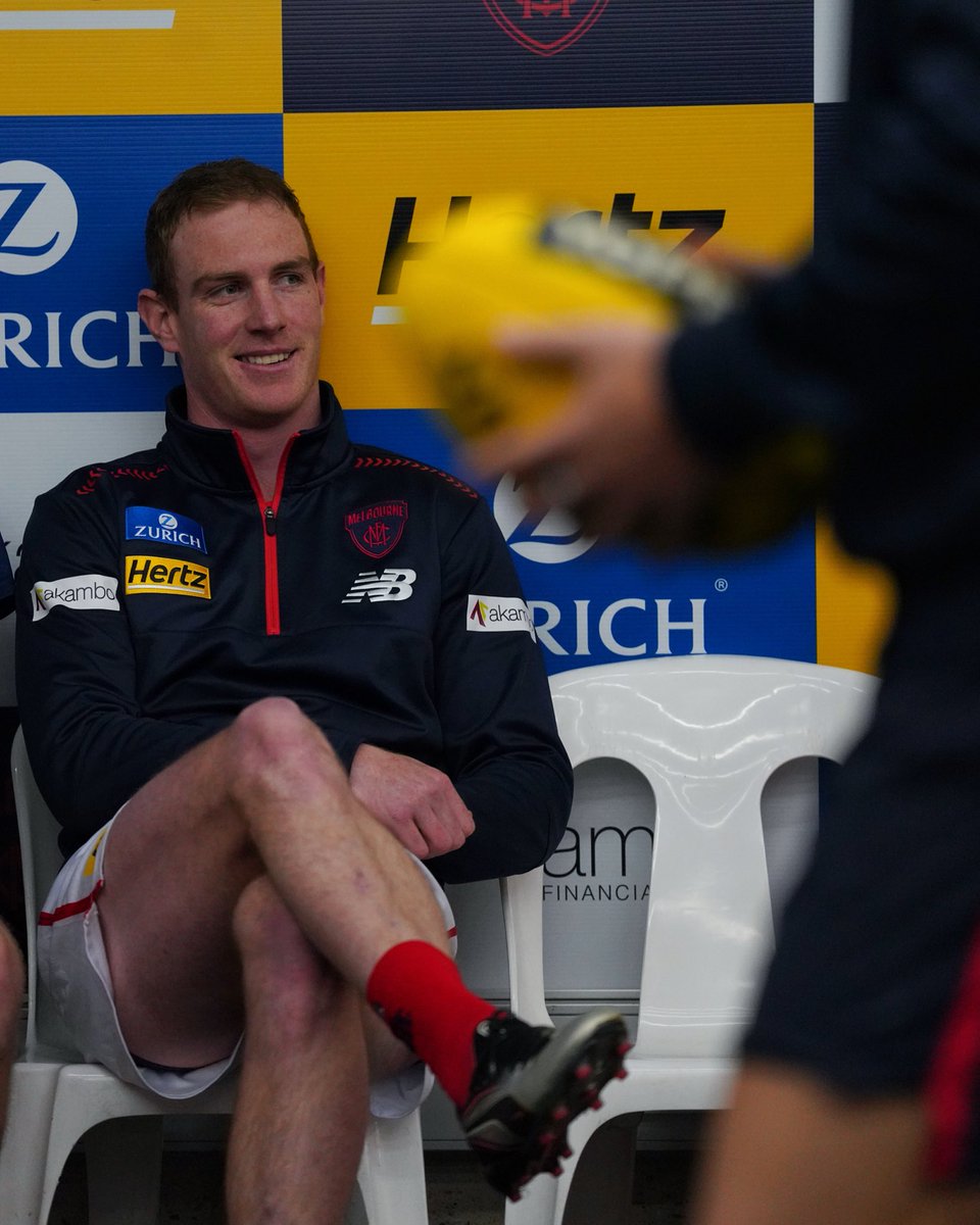 melbournefc's tweet image. A returning quartet ๐ Four Demons back in the mix + ready to make their mark on Marvel.
#DemonSpirit | #AFLSaintsDees