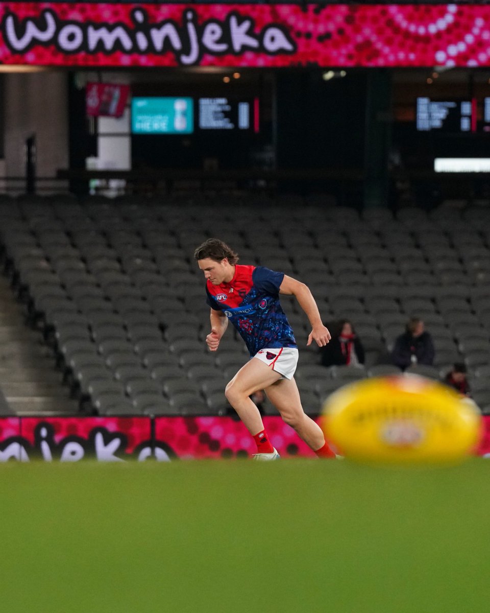 melbournefc's tweet image. A returning quartet ๐ Four Demons back in the mix + ready to make their mark on Marvel.
#DemonSpirit | #AFLSaintsDees