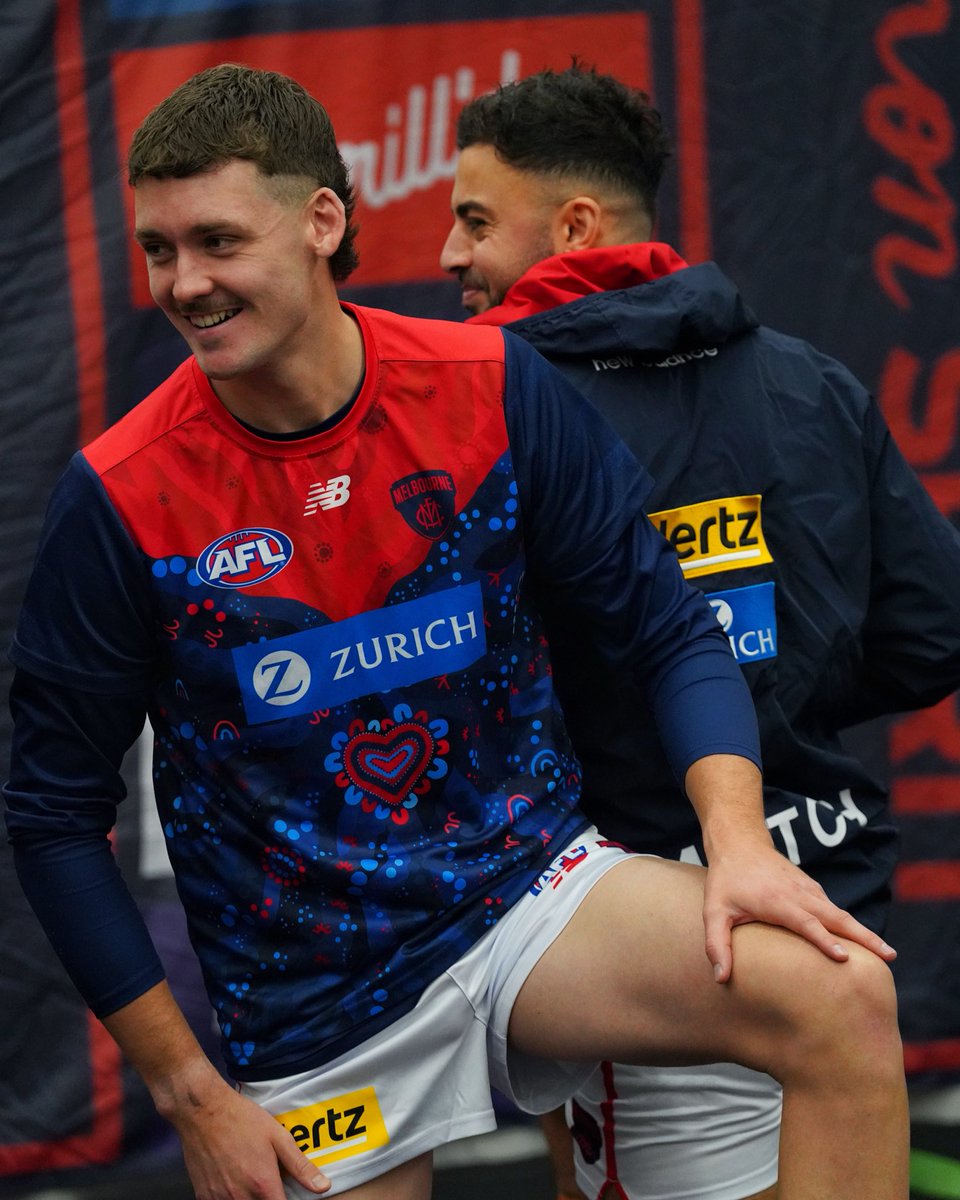 melbournefc's tweet image. A returning quartet ๐ Four Demons back in the mix + ready to make their mark on Marvel.
#DemonSpirit | #AFLSaintsDees