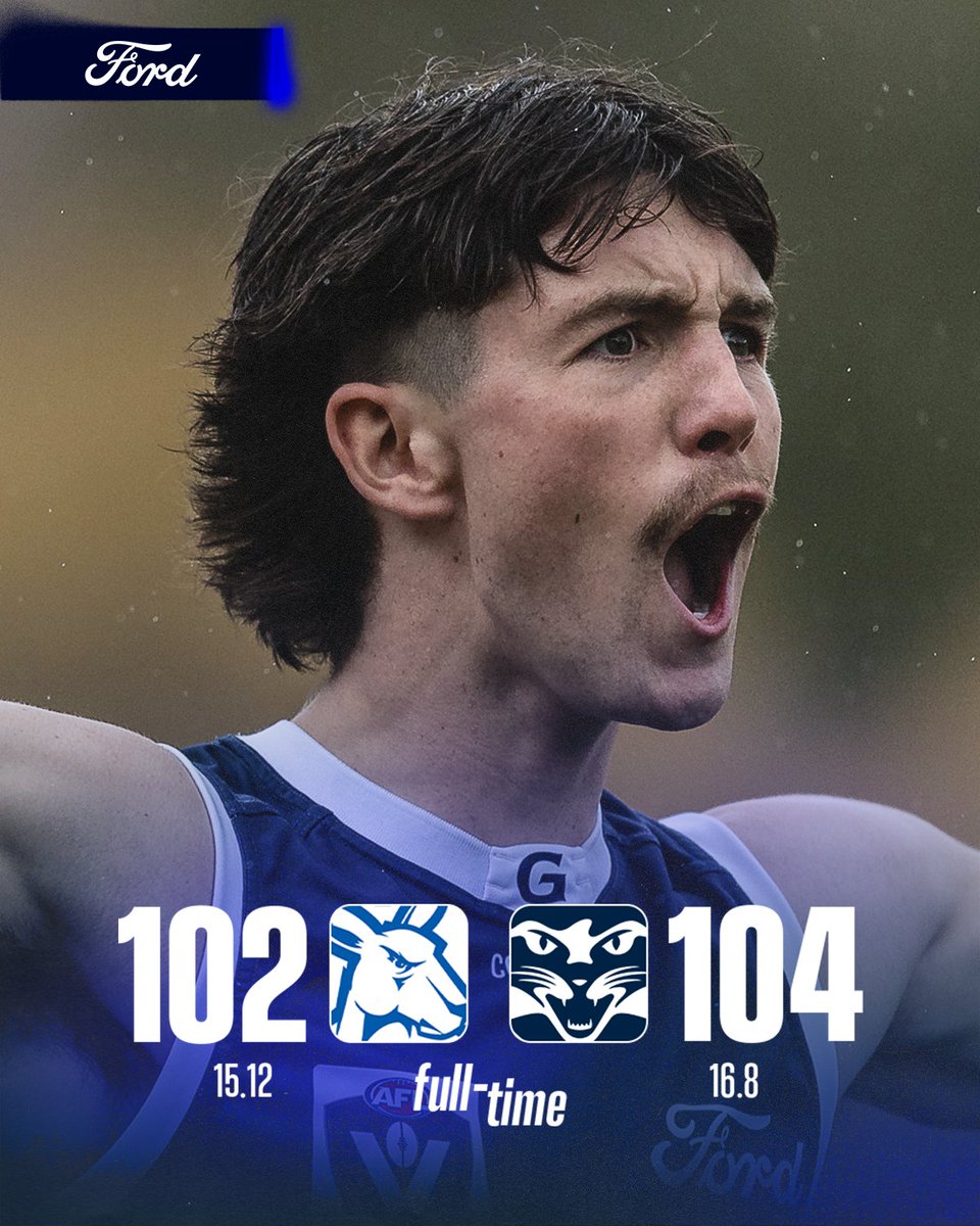CATS WIN AFTER THE SIREN 🚨

#WeAreGeelong | <a href="/FordAustralia/">Ford Australia</a>