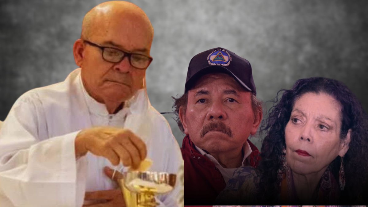 mpatricia_m's tweet image. El sacerdote Frutos Valle hoy cumple un año de haber sido secuestrado por la Policía orteguista, desde ese día permanece recluido sin libertad de movilizarse donde quiera.
#iglesiaperseguidani