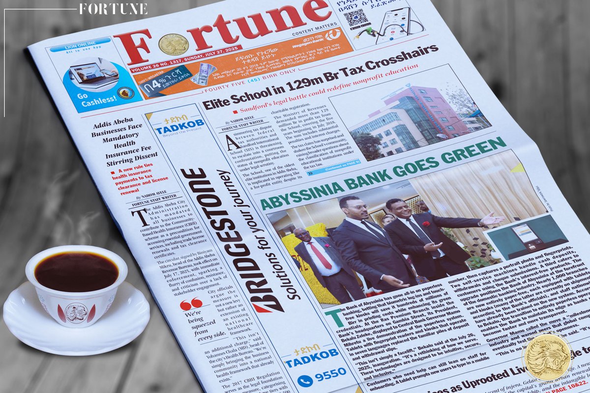addis_fortune's tweet image. Check our Sunday edition out this morning in #AddisAbeba, #Ethiopia and available online at ow.ly/vuPh50WvH2Z