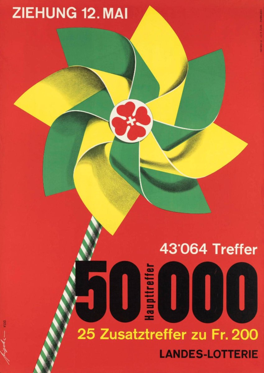 DesignReviewed's tweet image. The great poster work of Heini Fischer (CH, 1921 - 1990) from Museum für Gestaltung Zürich emuseum.ch/collections/17…