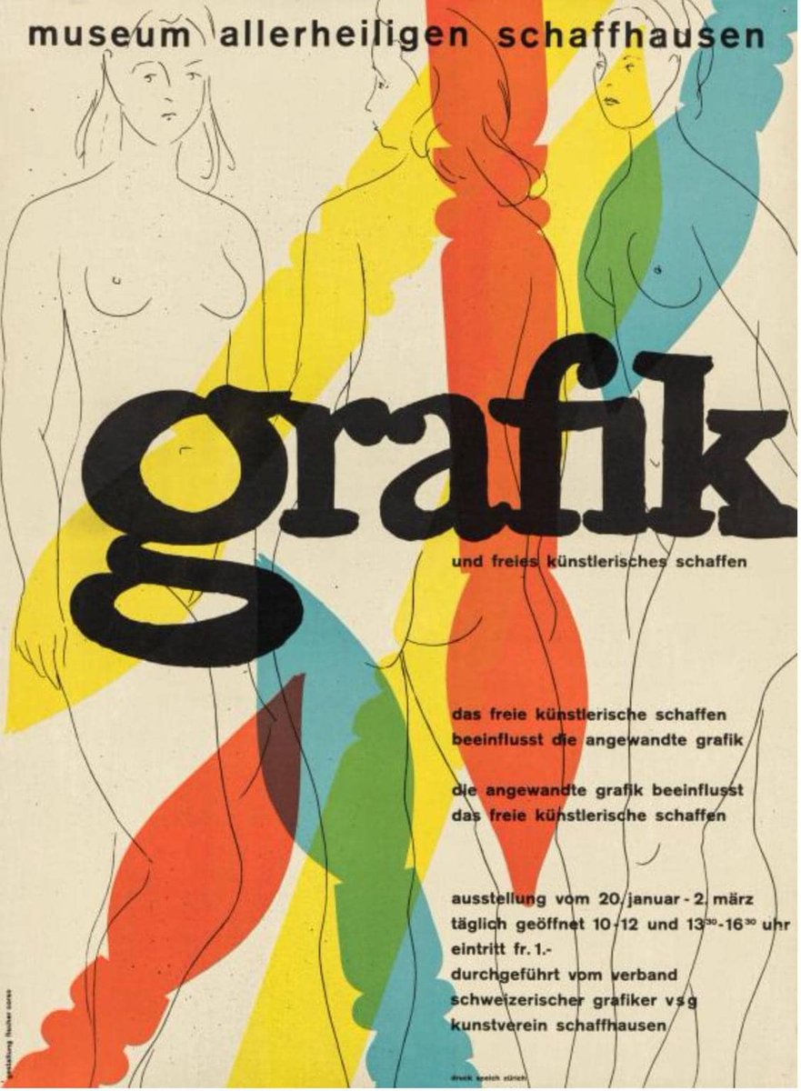 DesignReviewed's tweet image. The great poster work of Heini Fischer (CH, 1921 - 1990) from Museum für Gestaltung Zürich emuseum.ch/collections/17…