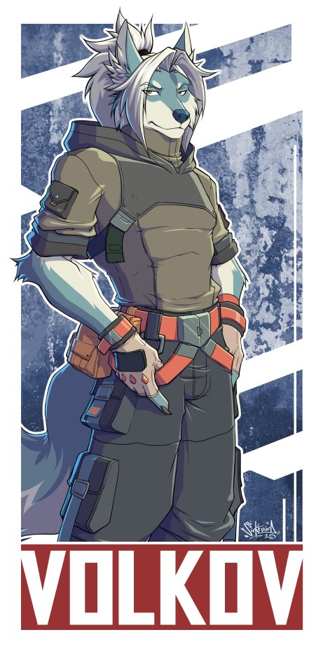 siekfried's tweet image. Commission for a great artist, I'm so glad you like it.
Volkov is property of @airlemi
Art by me
2025
#furryartwork #furrycommission