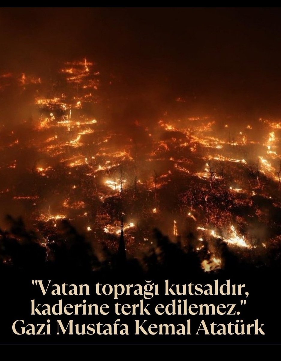 Kim ne amacla yapiyorsa Allah hepinizi ayni kor atesle caninizi alsin
#TürkiyeYanıyor
