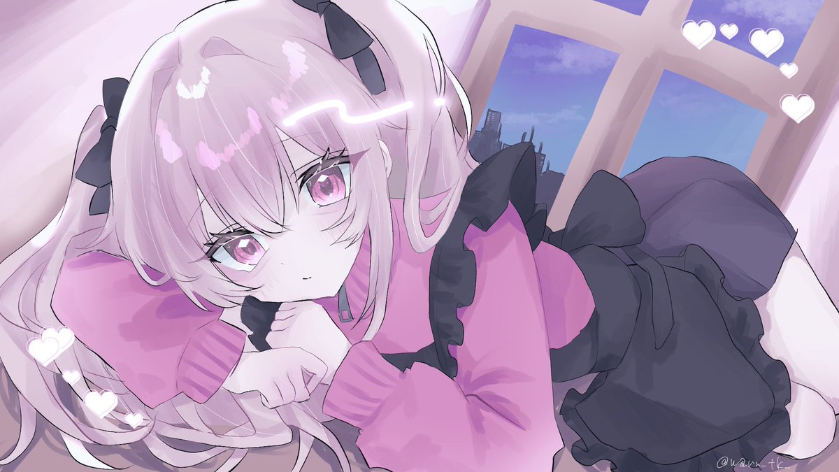 waru_tk_'s tweet image. 🎀🎀
 #イラスト  #illustration