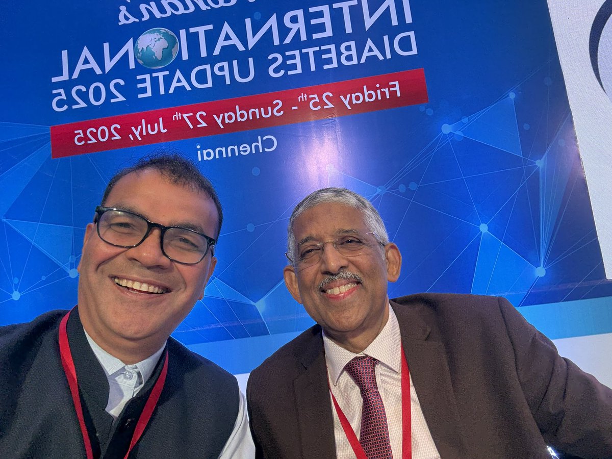 banshisaboo's tweet image. Enjoyed Dr V Mohan diabetes update. Awesome conference with lot of science. Enjoyed.👍 @drmohanv @Rssdi_official @diaindiatrust