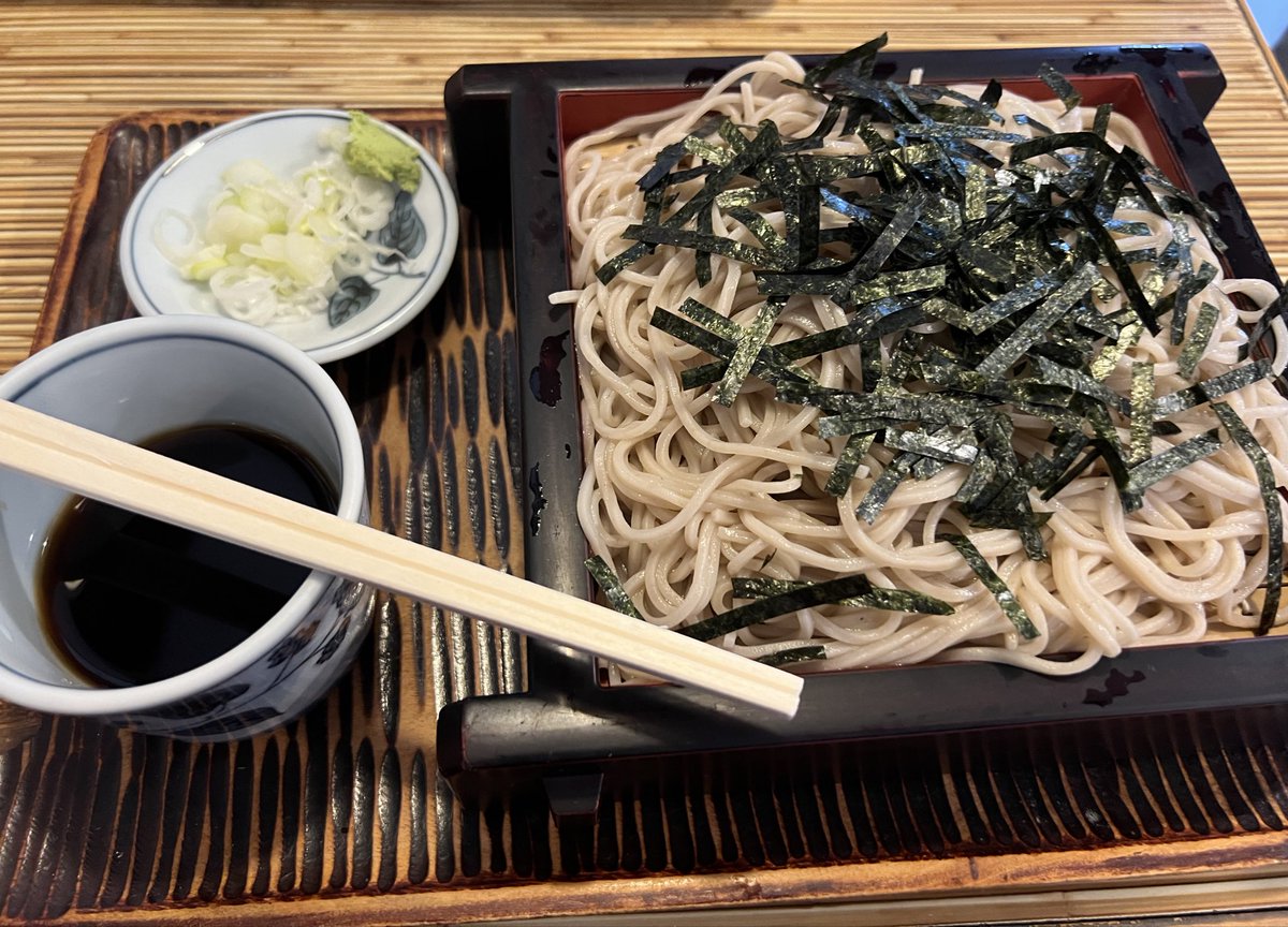 ultimatezone's tweet image. お蕎麦食べにきた😌