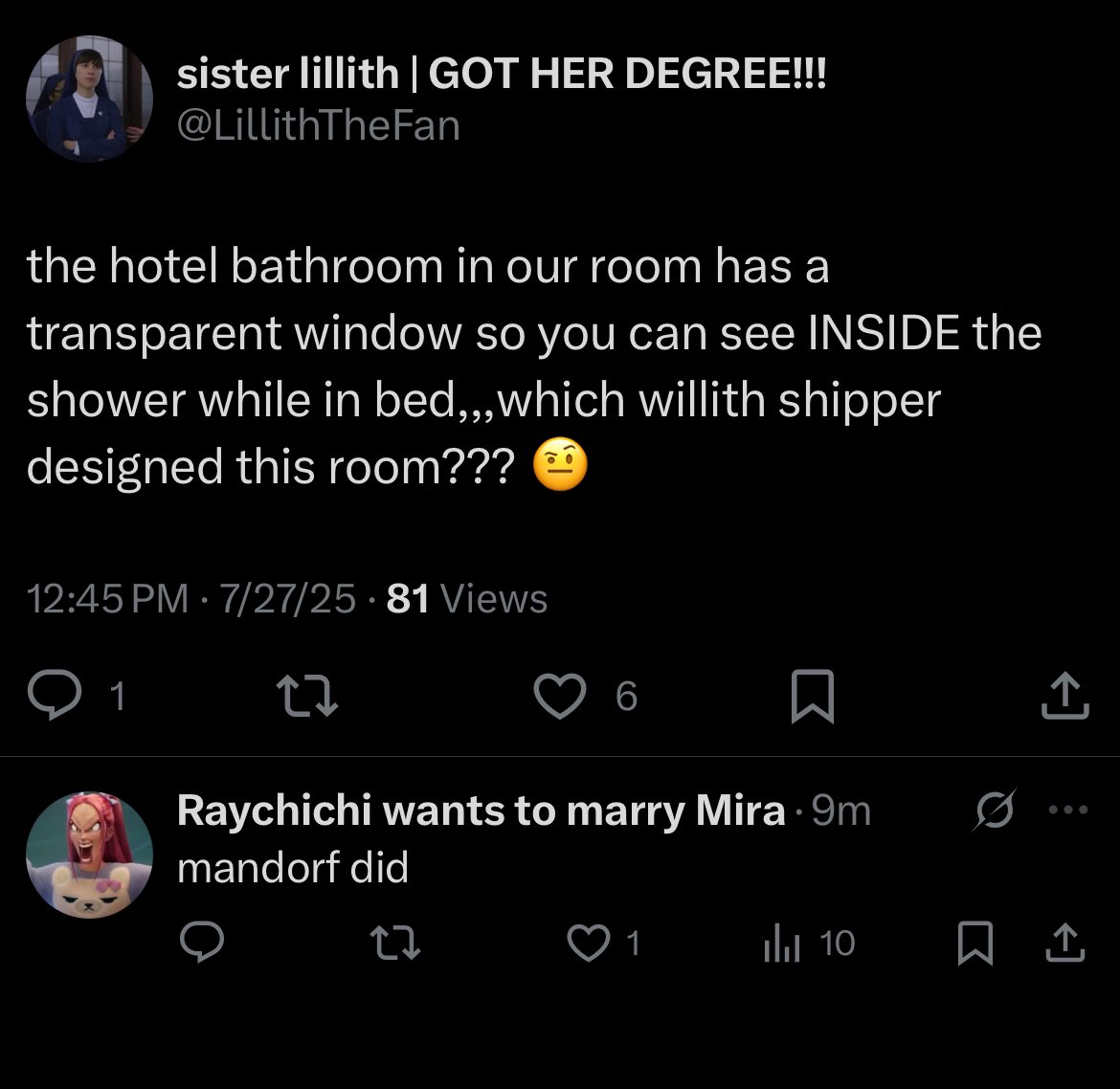 LillithTheFan's tweet image. I&apos;M CTFUUUUU 😭😭