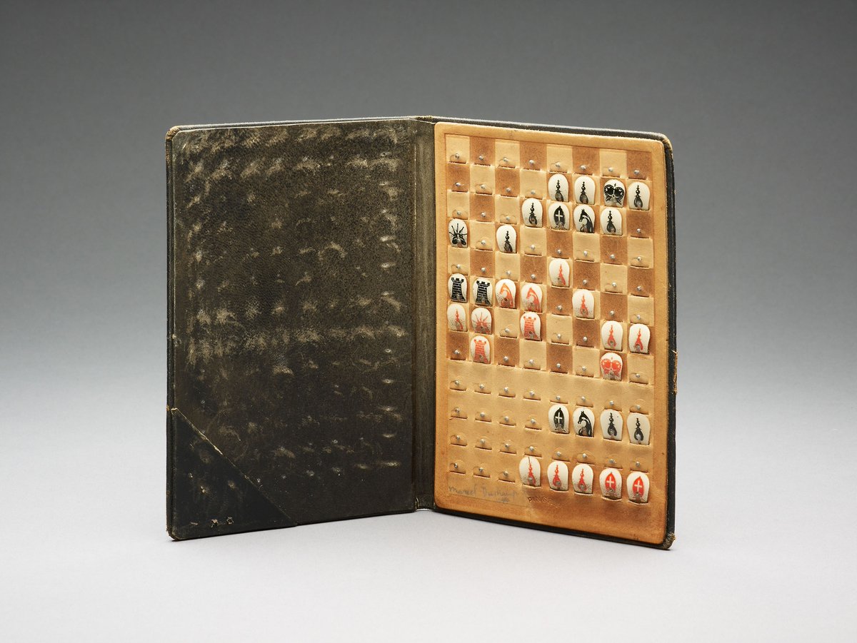 aic_modernart's tweet image. Pocket Chess Set artic.edu/artworks/21044…