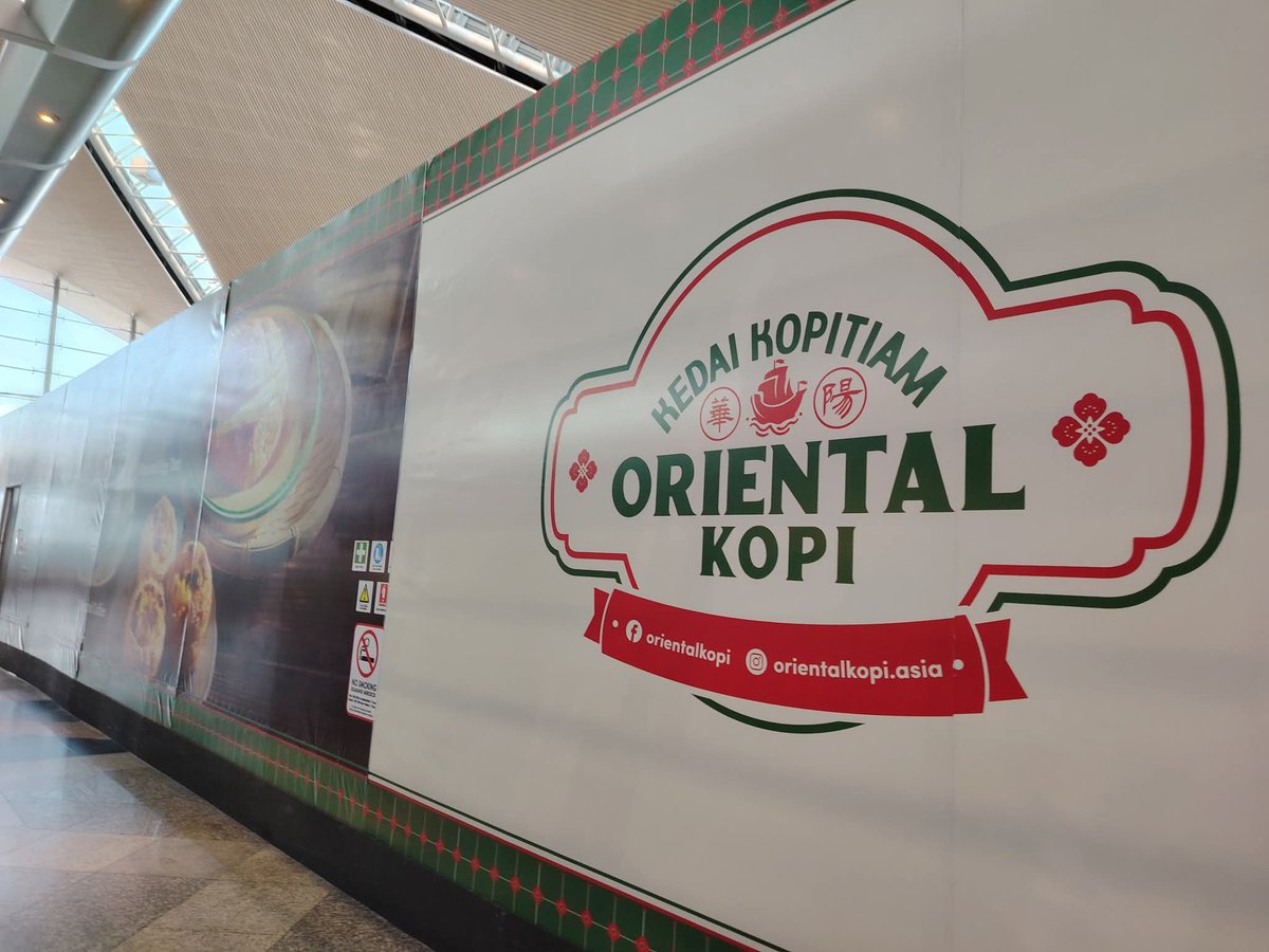 mohd_escobar's tweet image. SEMENTARA itu Kedai Kopitiam Oriental akan dibuka di Lapangan Terbang Antarabangsa Kuala Lumpur di Sepang