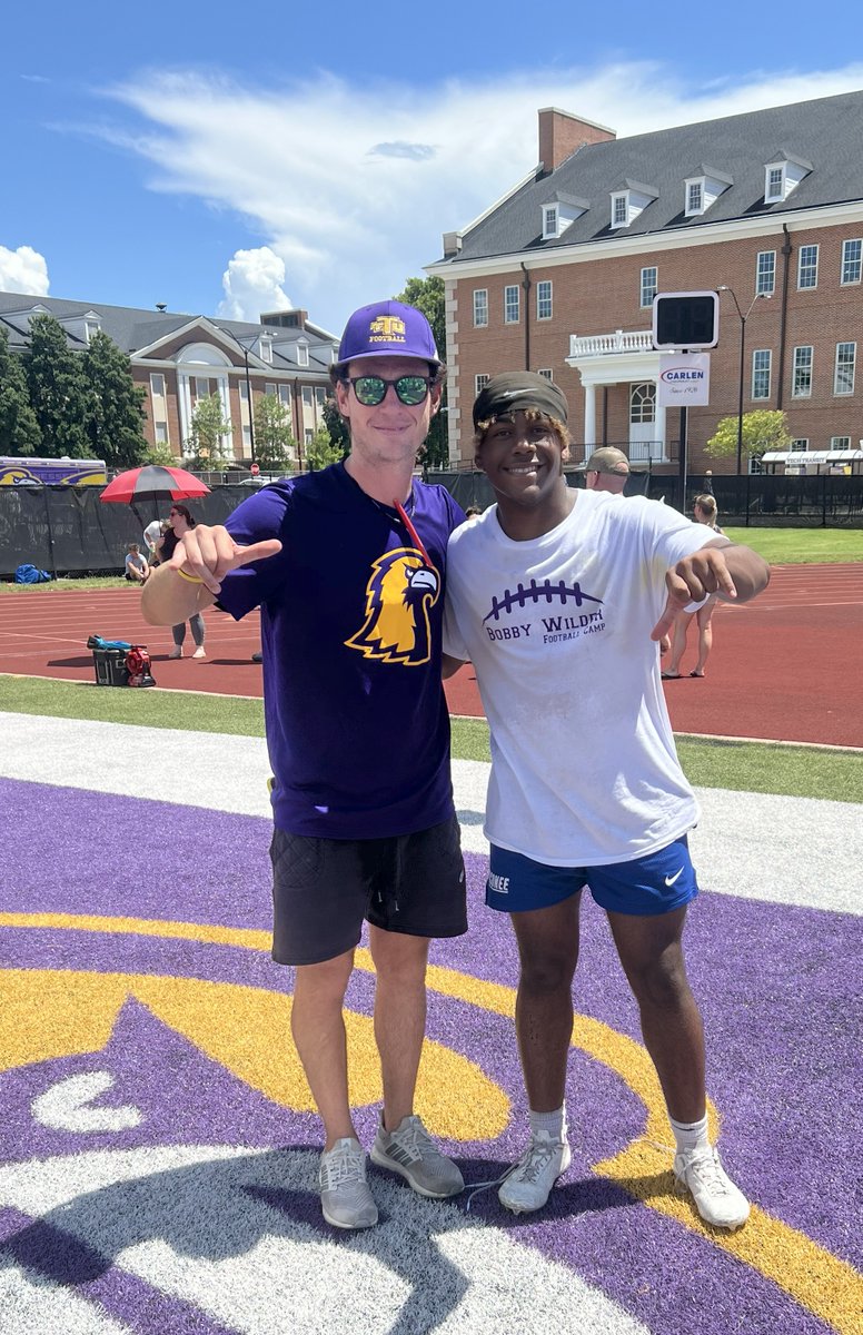 I enjoyed the opportunity to meet the coaching staff and participate in the Tennessee Tech Prospect camp today. The drills and 1-on-1s were great. I  hope to come back for a visit in the fall.<a href="/coachbenhall/">Ben Hall</a> <a href="/CoachAugust_/">Dylan August</a> <a href="/mcmullen_justin/">Justin McMullen</a> <a href="/training_phenom/">Phenom_Training</a>