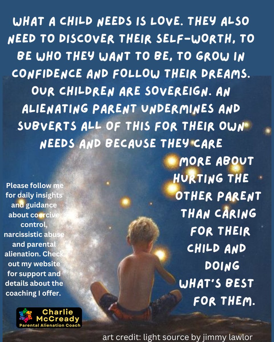 Why do I create these posts in what little spare time I have each day? Rage. Compassion. Hope. Love. I passionately believe it doesn’t have to be this way, and things must change .... @charliemccready1  

#parentalalienation #childabuse #custody #narcissisticparent #familycourt