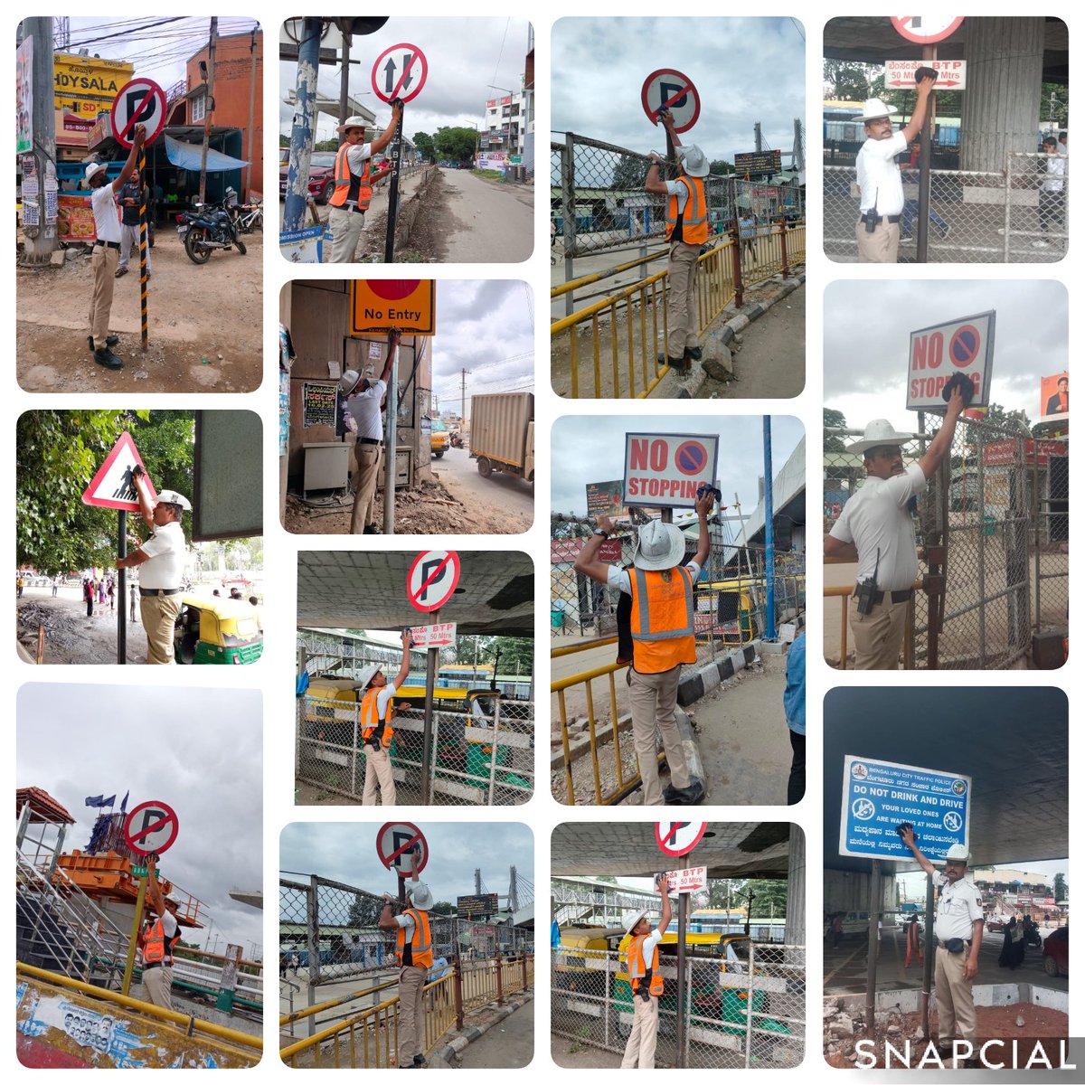 27/07/2025 
ಈ ದಿನ ನಮ್ಮ ಸಂಚಾರ ಪೊಲೀಸ್ ಠಾಣಾ ಸಿಬ್ಬಂದಿಗಳು ಠಾಣಾ ವ್ಯಾಪ್ತಿಗಳಲ್ಲಿನ #ಸಂಚಾರ ಪರಿಕರಗಳು ಮತ್ತು #ಸೂಚನ ಫಲಕಗಳನ್ನು ಸ್ವಚ್ಛಗೊಳಿಸಿ ವಾಹನ ಸವಾರರಿಗೆ ಸ್ಪಷ್ಟವಾಗಿ ಗೋಚರಿಸುವಂತೆ ಸರಿಪಡಿಸಲಾಯಿತು.@ಕೆಆರ್ ಪುರ ಸಂಚಾರ ಪೊಲೀಸ್ ಠಾಣೆ.