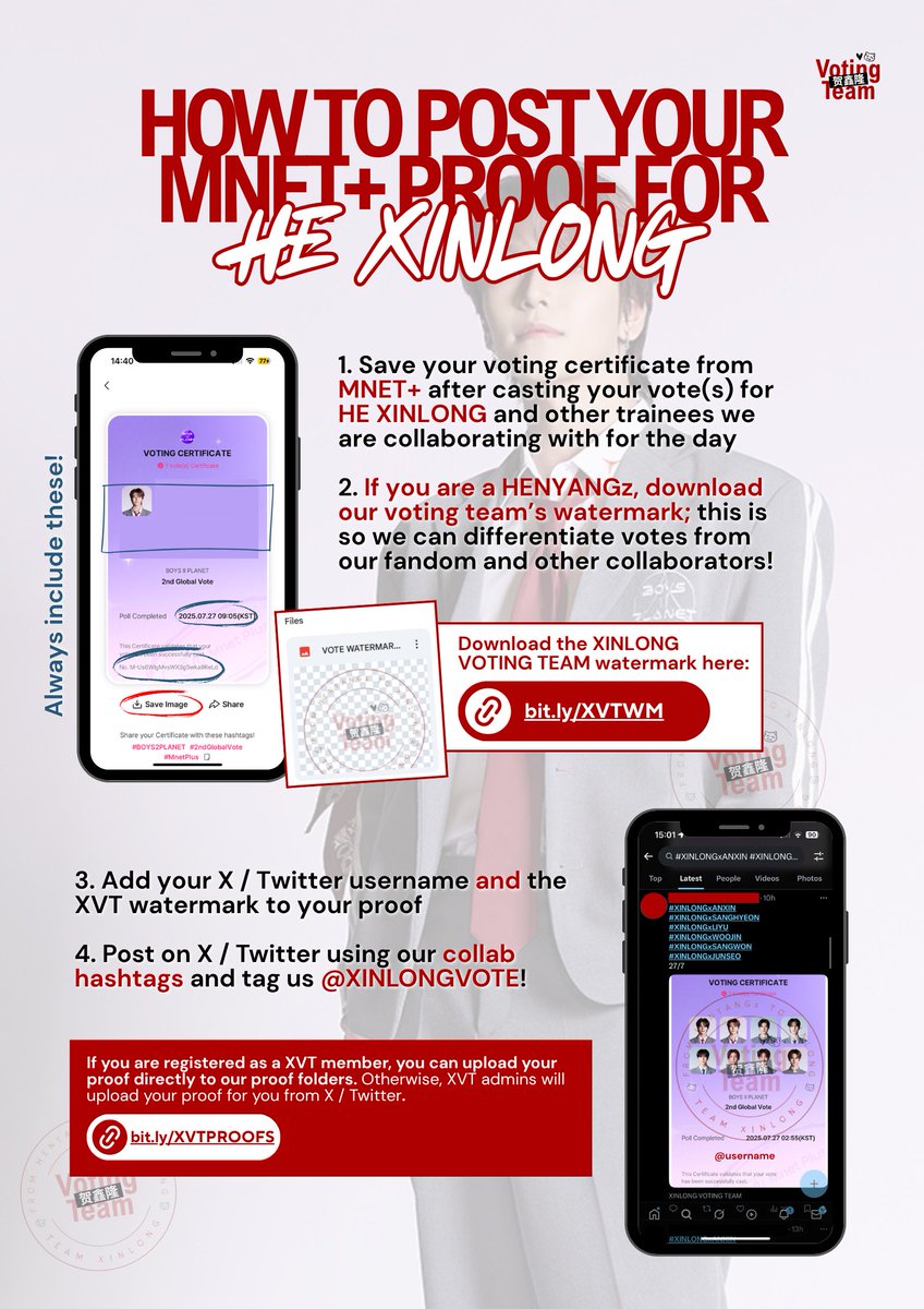 XINLONGVOTE's tweet image. [❓] MNET+ VOTING GUIDELINE

We have prepared the following guidelines for the updated Mnet+ voting. Please refer to these if you are a HENYANGz / collab partner~

The guidelines are complete with how to create an account, find the correct poll to cast your votes for HE XINLONG,…