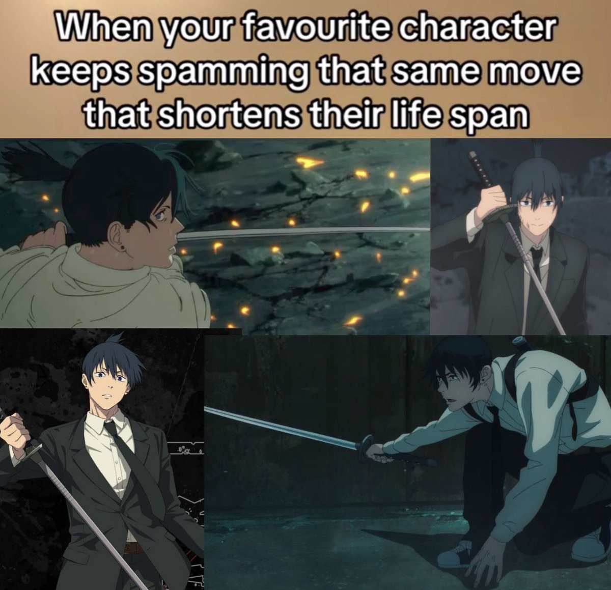 softboyaki's tweet image. take his katana AWAY 😭