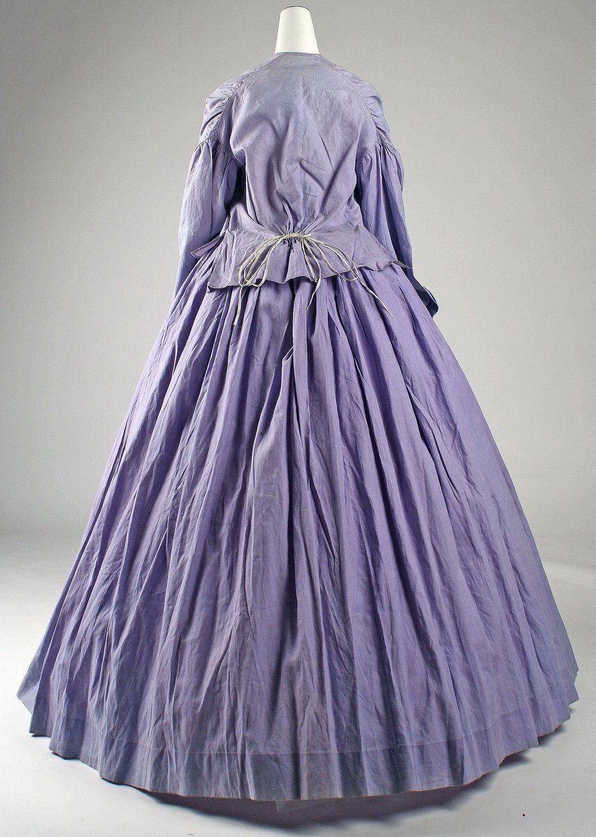 plummie9's tweet image. American
Lovely summer cotton dress, 1860s
@metmuseum
#FAshionhistory