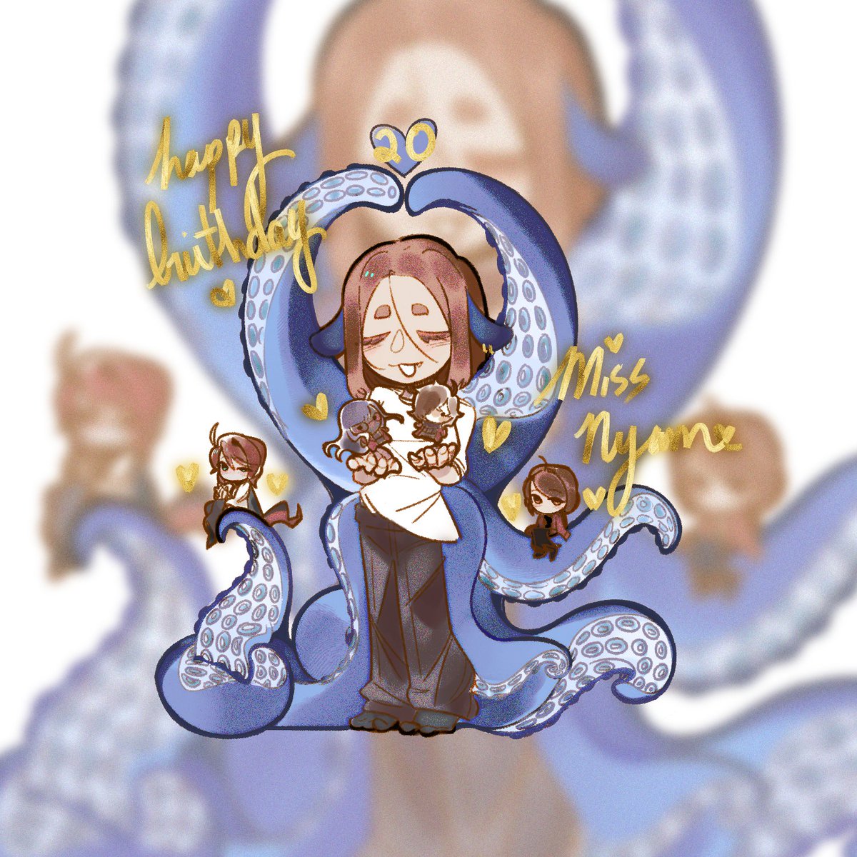 Neveroath's tweet image. Happy Birthday, Miss Nyam!! ( ⸝⸝´꒳`⸝⸝)
I hope you have the loveliest birthday ever!! @ny_000a 💙💙💙