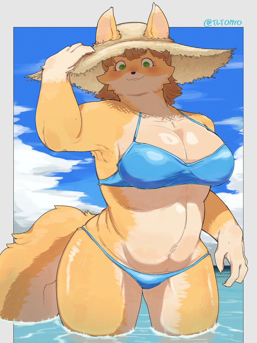 TLTO1910's tweet image. #furry #ケモノ #メスケモ 
🐶👙