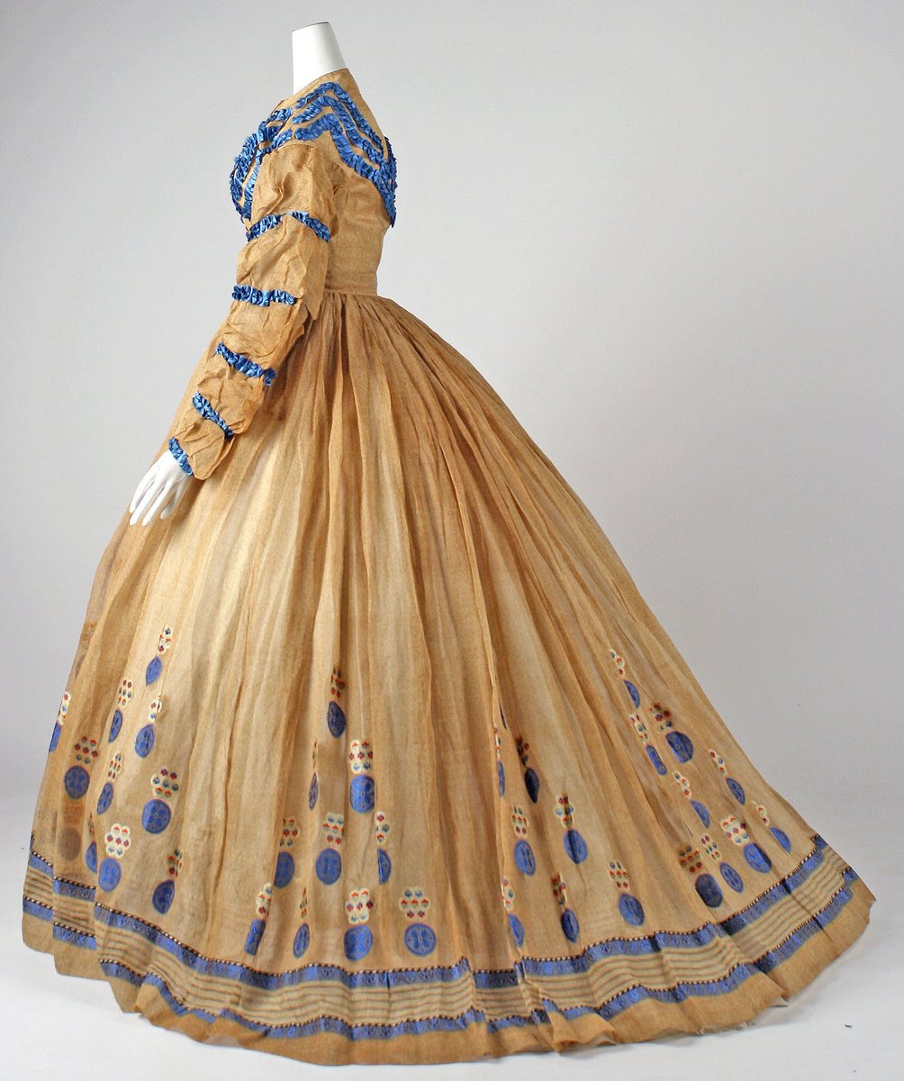 plummie9's tweet image. American

Cotton dress, c. 1865

@metmuseum 
#FAshionhistory