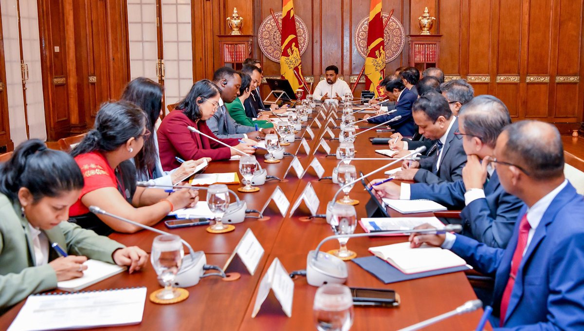 Sri Lanka’s reform efforts are paying off:
✅ GDP up 4.8% (Q1 2025)
✅ Inflation easing to -1.1% (Q2)
✅ Reserves at $6B
✅ Tax revenue improving

IMF staff concludes visit, urges Sri Lanka to sustain reforms as economic gains strengthen amid global risks.

A delegation from the